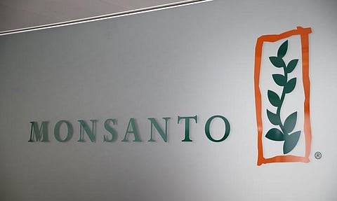 A Monsanto logo is pictured in the company headquarters in Morges, Switzerland, May 25, 2016. | Reuters
