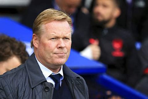 Former Everton manager Ronald Koeman | AP