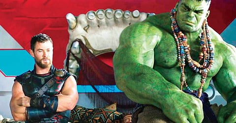 Thor and Hulk.