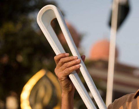 Queen Baton for the 2018 Commonwealth Games ( Photo | Margaret Adamson Twitter)