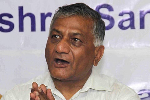 Minister of State for External Affairs V K Singh (File|PTI)