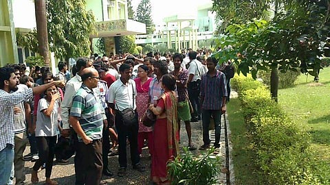 SRFTI director  had earlier justified the suspension of the 14 students on basis of insubordination. (Photo | SRFTI OutLoud)