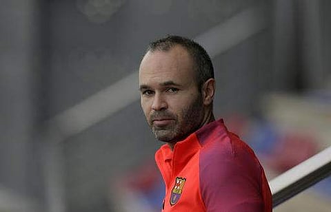 FC Barcelona's Andres Iniesta. (File photo | AP)