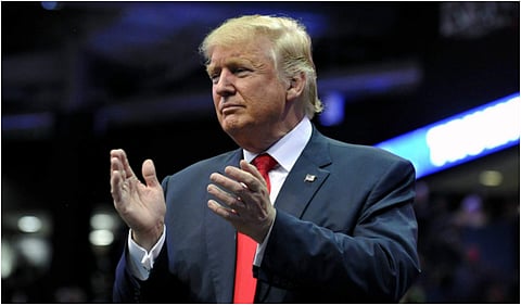 Trump had said that he would 'cancel' the Paris Climate Agreement within 100 days of taking office.  (Photo | AFP)