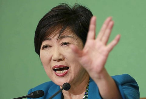 Koike's support imploded partially because she failed to stand herself in the election. (Photo | AP)