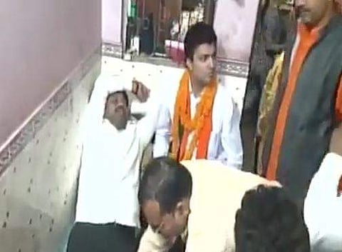 Screengrab from the video | Twitter/ANI