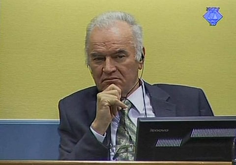 Mladic is charged with genocide over the massacre, deemed the worst atrocities committed in Europe since the end of World War II.  (Photo | Associated Press)