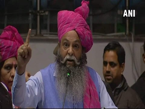 Suraj Pal Amu passed derogatory remarks against ‘Padmavati’ filmmaker Sanjay Leela Bhansali, actress Deepika Padukone and actor Ranveer Singh. | ANI