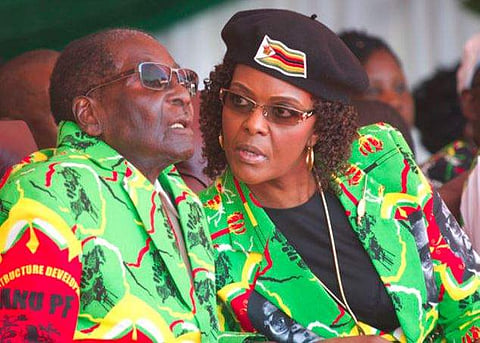 Zimbabwean Youth league call for President Robert Mugabe, Grace to leave party. (File photo | AP)