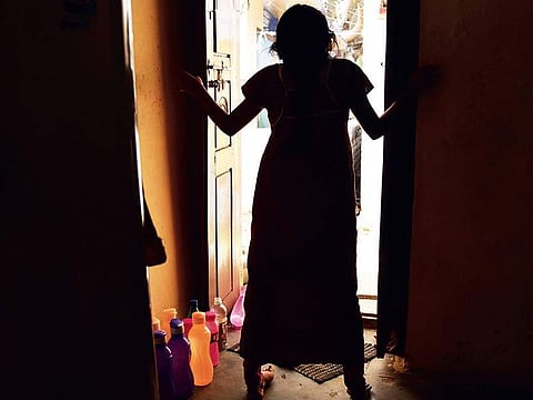 A peek into 17-year-old Mamatha’s world, in Hyderabad on Sunday  | r satish babu