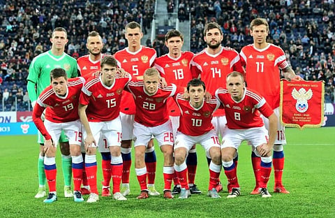 Russian national football team (Photo | Twitter/ Сборная России‏)