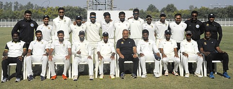 Kerala cricket team coached by World Cup-winning coach Dav Whatmore have made it to the last eight of the prestigious Ranji Trophy for the very first time in their history. | Express Photo Services
