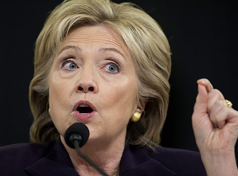 Former Secretary of State Hillary Clinton. (Photo | AP)