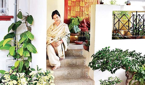 Swastika Sahai owns about 200 potted plants