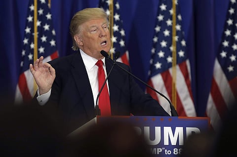 Trump spoke as if the energy boom started with him and the gates of America were wide open before he came along. (Photo | Associated Press)