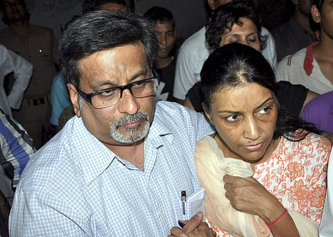 Nupur Talwar and Rajesh Talwar (File | PTI)