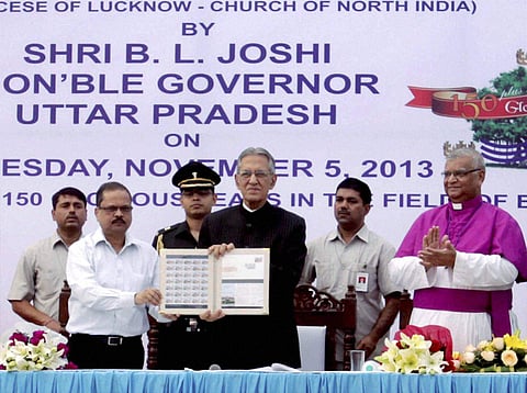 Former Uttar Pradesh governor Banwari Lal Joshi. (PTI File Photo)