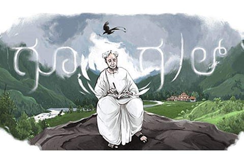 Google  commemorated renowned Kannada poet and writer Kuppalli Venkatappa Puttappa, famously known as Kuvempu, on his 113th birthday.