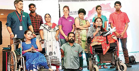 People with disability at the event
