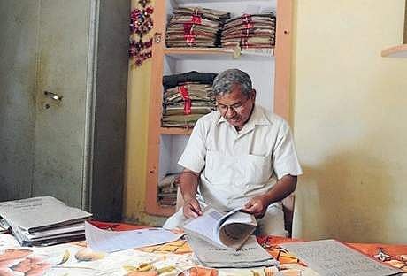 Lal Bihari ‘Mritak’ at work  | Express