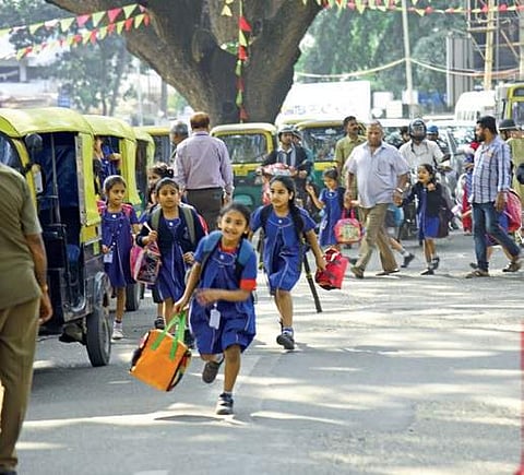 Old schools ‘occupy’ streets in central city