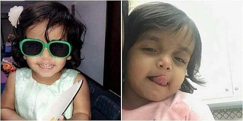 Three-year-old Sherin Mathews (Facebook Photo)