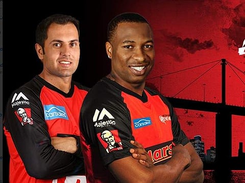 Melbourne Renegades signed Mohammed Nabi  and Kieron Pollard (Twitter/Melbourne Renegades)
