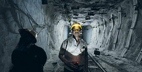 File photo of Singareni coal mine