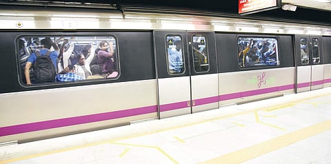 Laptop borne riders creating congestion on metro trains