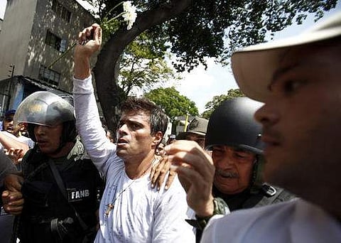 Opposition leader Leopoldo Lopez. (File photo | AP)