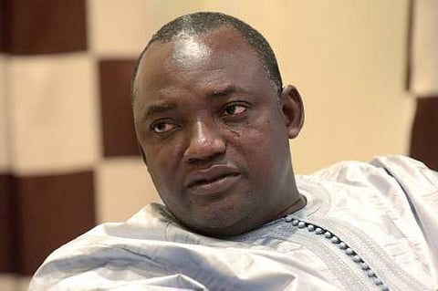Gambian President Adama Barrow. | AFP