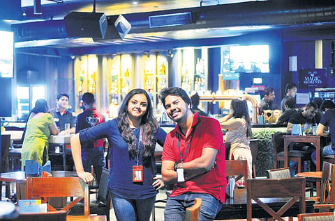 Software engineers Anto Thomas and Devi Sasikumar.(Vinod Kumar T | EPS)