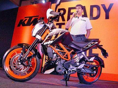 KTM bike launch (Photo | PTI)