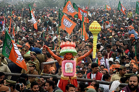 File Image of BJP supporters (for representational purposes).| PTI