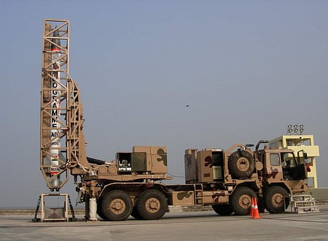 India's homegrown interceptor missile ready for launch.|  EPS