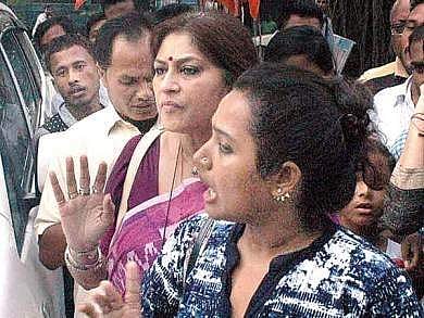 File photo of BJP Mahila Morcha general secretary Juhee Chowdhury. | EPS