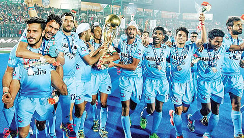 Eleven players, including 18-year-old Dipsan Tirkey (2R), from the victorious Junior World Cup squad have been named in the list of probables