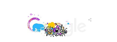 Screengrab of the doodle