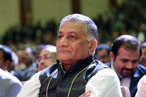 Union Minster General (retd.) V K Singh. | AFP