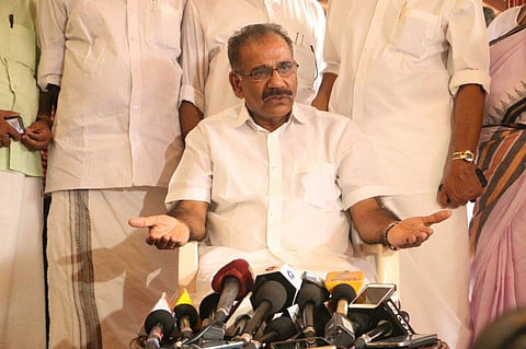 Former Kerala transport minister A K Saseendran (TP Sooraj | EPS)