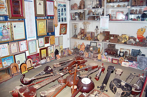 A portion of the singer’s house in Hubballi was turned into a museum with more than 120 instruments on display | Express