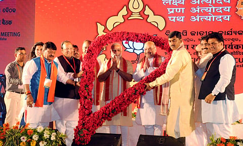 The National Executive of the BJP also passed a political resolution in which the pro-poor agenda of the Modi government was hailed by the party.  | PTI