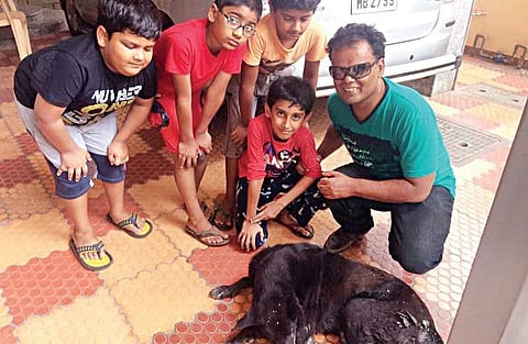 Anvay, Kshitij, Ishaan, Azaan and Arun Prasad;