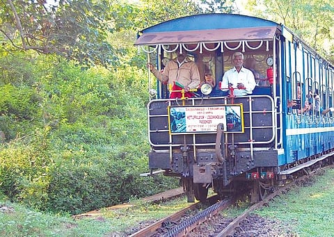File picture of the Mettupalayam-Ooty passenger train of the Nilgiris Mountain Railway | Express
