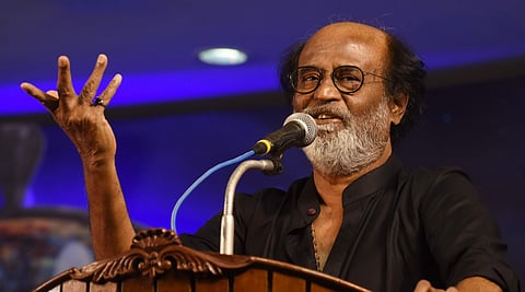 Dropping ample hints on a possible political journey, Superstar Rajinikanth on Monday harped on probity in public life.  | Express Photo Service