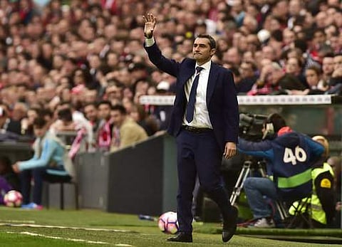 Recently appointed Barcelona coach Ernesto Valverde (File | AP)
