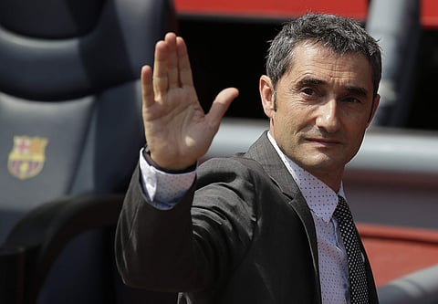 FC Barcelona gaffer Ernesto Valverde | AP