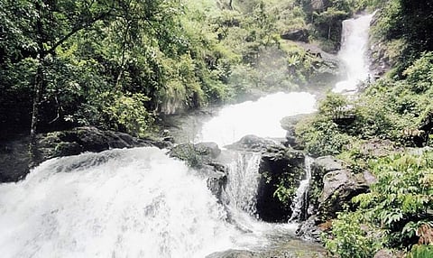 The Iruppu Falls in Brahmagiri Range of  Kodagu district attracts many tourists