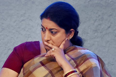 Union Minister Smriti Irani. (File |PTI)