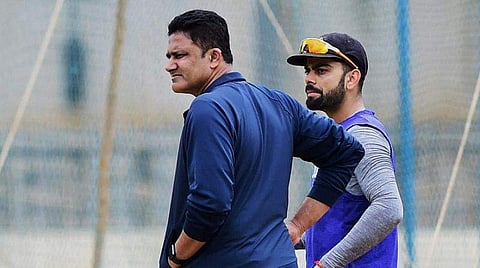 Indian coach Anil Kumble and skipper Virat Kohli | PTI